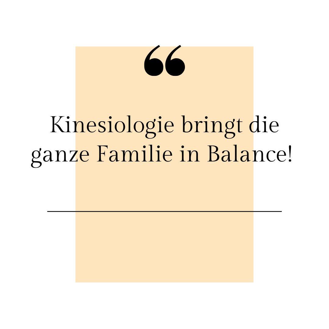 Was man außer Lernthemen noch alles kinesiologisch unterstützen kann?!